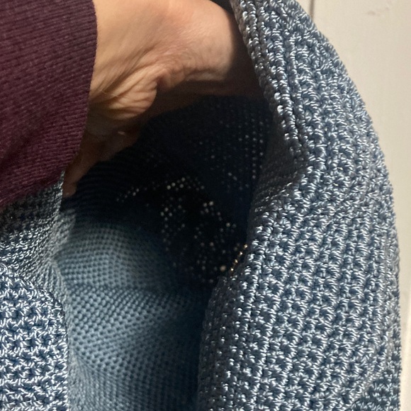 The Sak Blue Knit Hobo Bag - Picture 6 of 7